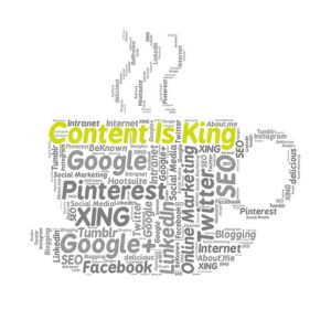 Free Content Is King Online Marketing illustration and picture